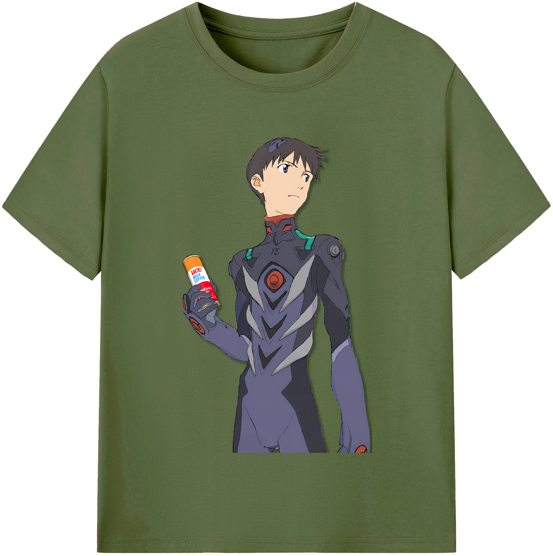（画像用） EVA 新世紀エヴァンゲリオン 綿100％半袖Tシャツ（フロントプリント）